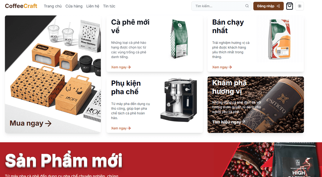 Coffee-Craft (E-commence)